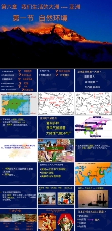 人教版七年级地理下册复习课件 可打印高清版.ppt