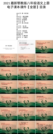 鄂教版八年级语文上册电子课本课件 全册可打印.pptx
