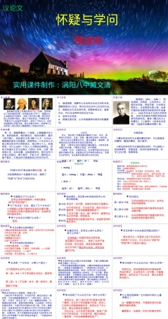 怀疑与学问教学PPT课件优秀版 副本1.pptx