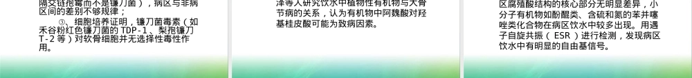大骨节病基本知识PPT课件.ppt