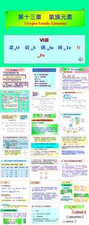 氧族元素无机化学教学PPT课件.ppt