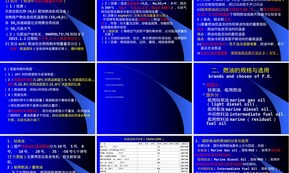 第三章第1节燃油性能指标分类与管理教学PPT课件.ppt