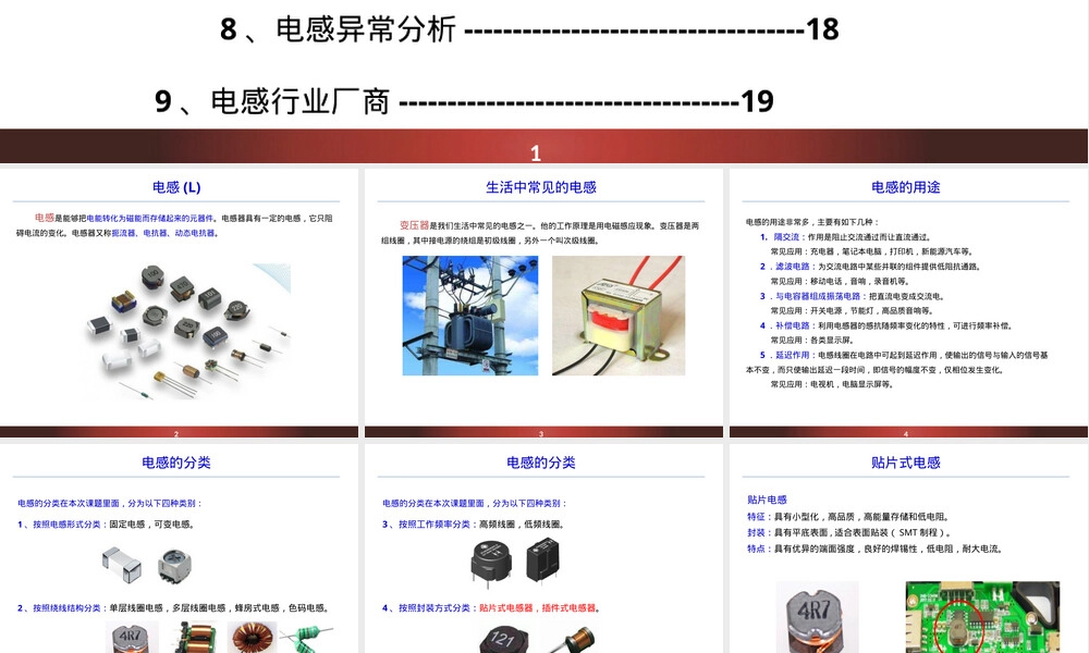 电感分类与详解PPT课件.pptx