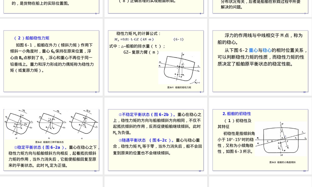 第6章船舶货物配积载教学PPT课件.ppt
