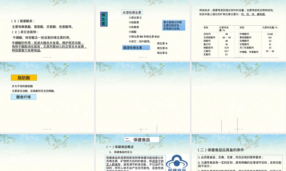 第八章食品营养强化保健食品PPT课件.ppt