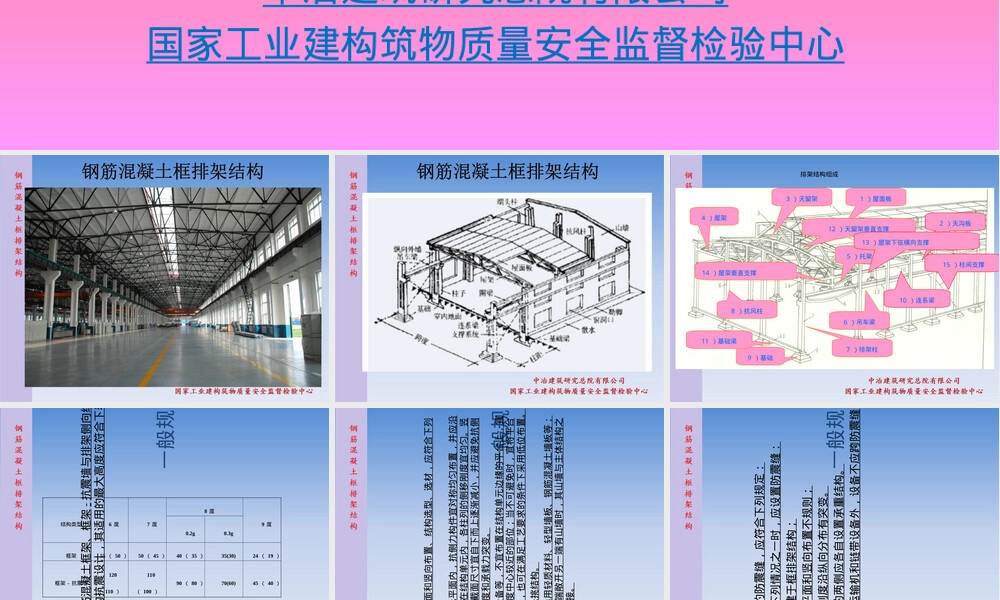 钢筋混凝土框排架结构教学PPT课件.ppt