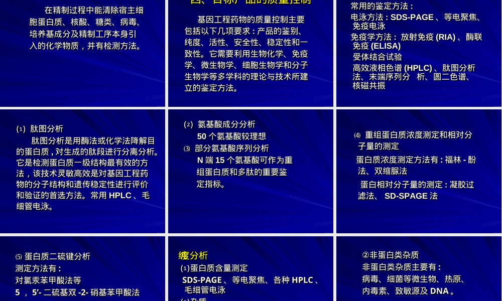 基因工程药物质量检验PPT课件.ppt