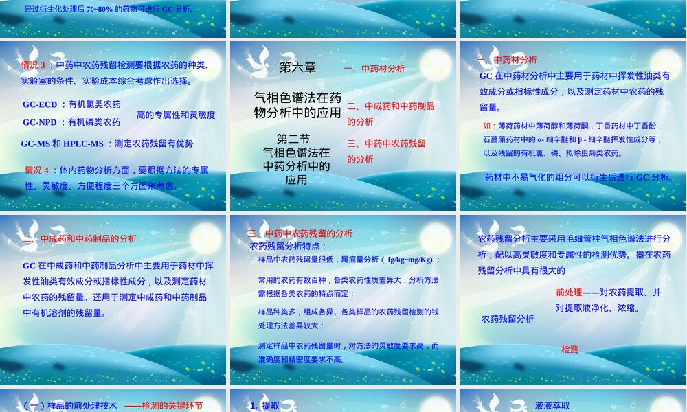 气相色谱法在药物分析中的应用PPT课件.ppt