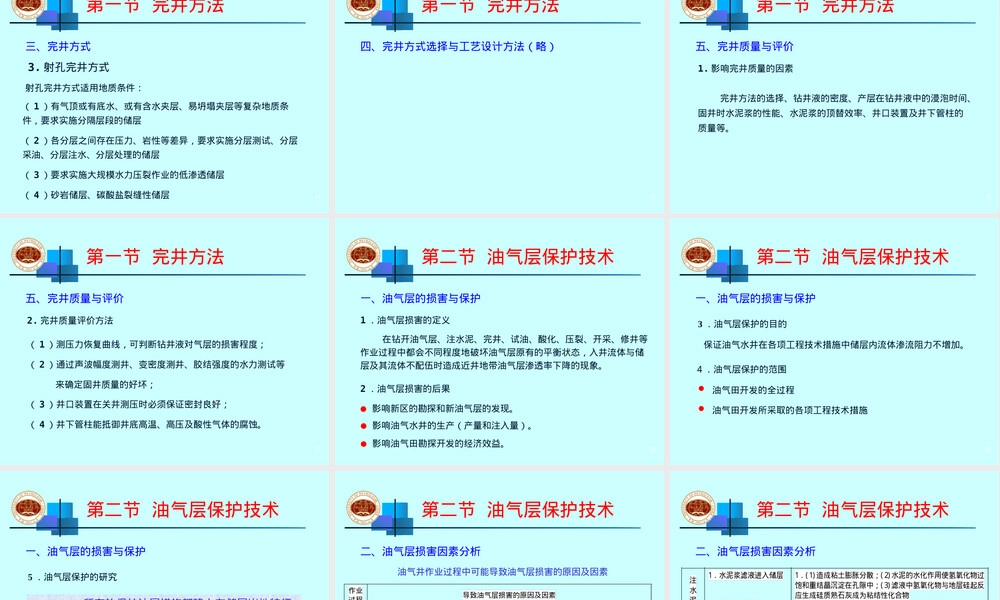 气井完井工艺技术教学PPT课件.ppt