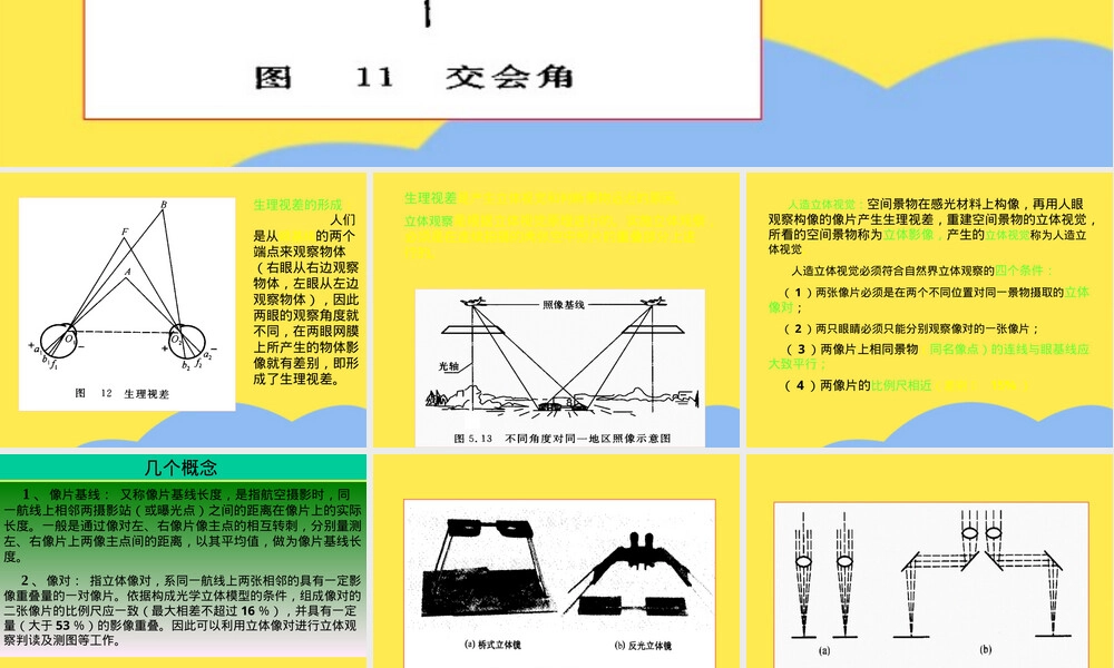 实习四立体观察像片教学PPT课件.pptx