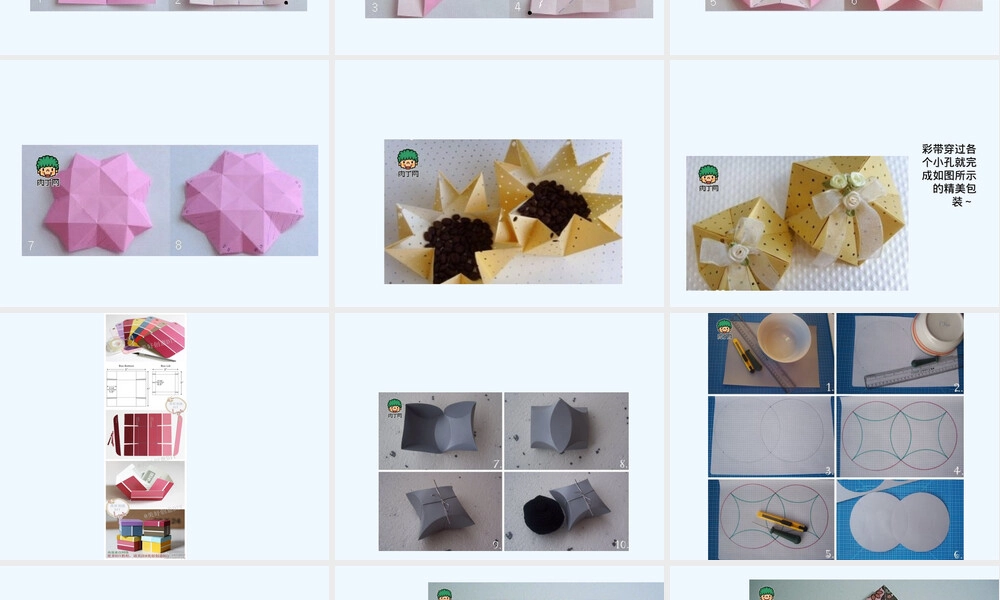 创意包装盒结构设计展开图PPT课件.ppt