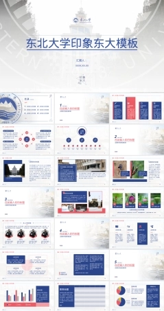 东北大学印象宣传PPT模板.pptx