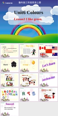 鲁科版英语三年级上册Unit6 Lesson3教学PPT课件.ppt