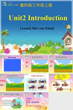 鲁科版英语三年级上册Unit2 Lesson3教学PPT课件.ppt