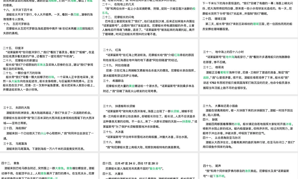 海底两万里中考名著阅读复习PPT课件.pptx