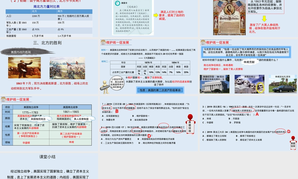 美国内战历史教学PPT课件.pptx