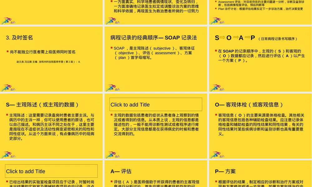 日常病程记录教学PPT课件.ppt