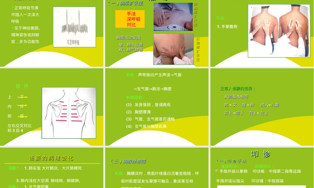 胸部体格检查教学PPT课件.ppt