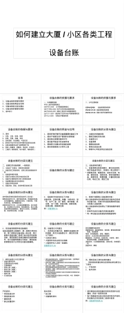 如何建立设备台账PPT课件.pptx