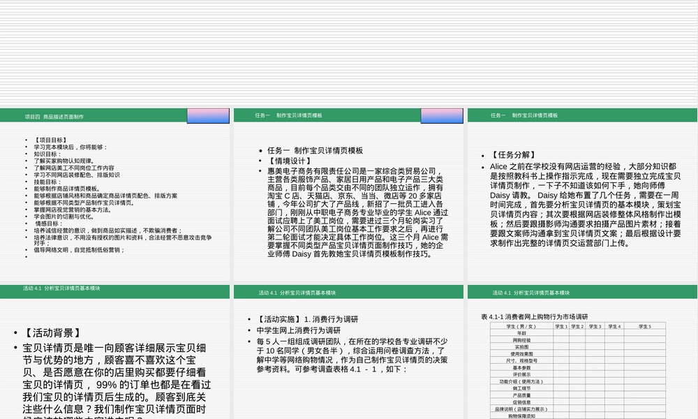 网店商品描述页面制作PPT课件.ppt