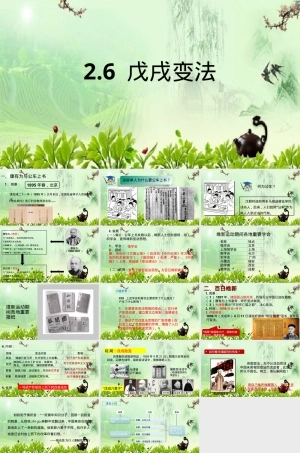 戊戌变法部编版八年级历史上册教学PPT课件.ppt