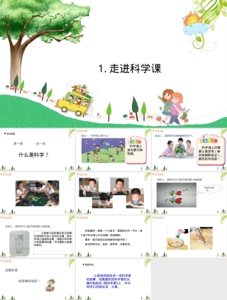 小学科学一年级上册青岛版走进科学课教学PPT课件.ppt