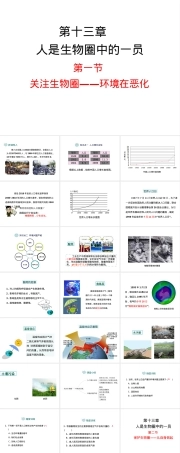 苏教版七年级生物人是生物圈中的一员教学PPT课件.ppt