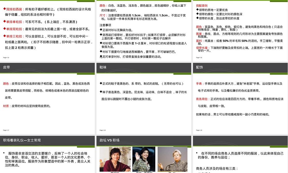商务场合中的着装礼仪PPT课件.ppt