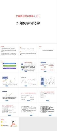 仁爱版九年级上册化学如何学习化学教学PPT课件.ppt