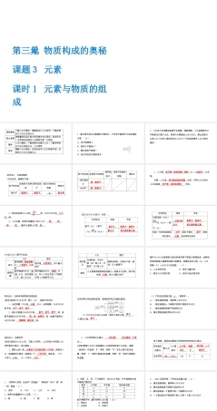 元素与物质的组成九年级化学PPT课件.pptx