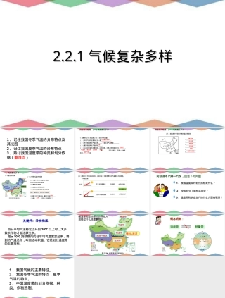 湘科版八年级地理上册气候复杂多样教学PPT课件.ppt