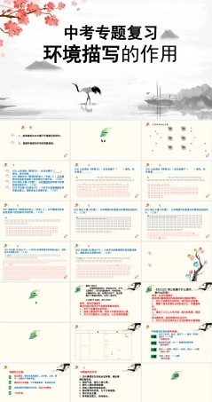 中考语文二轮专题复习环境描写的作用PPT课件.pptx