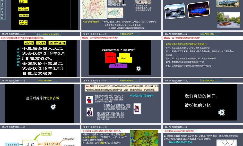 祖国的首都北京八年级地理PPT课件人教版.pptx