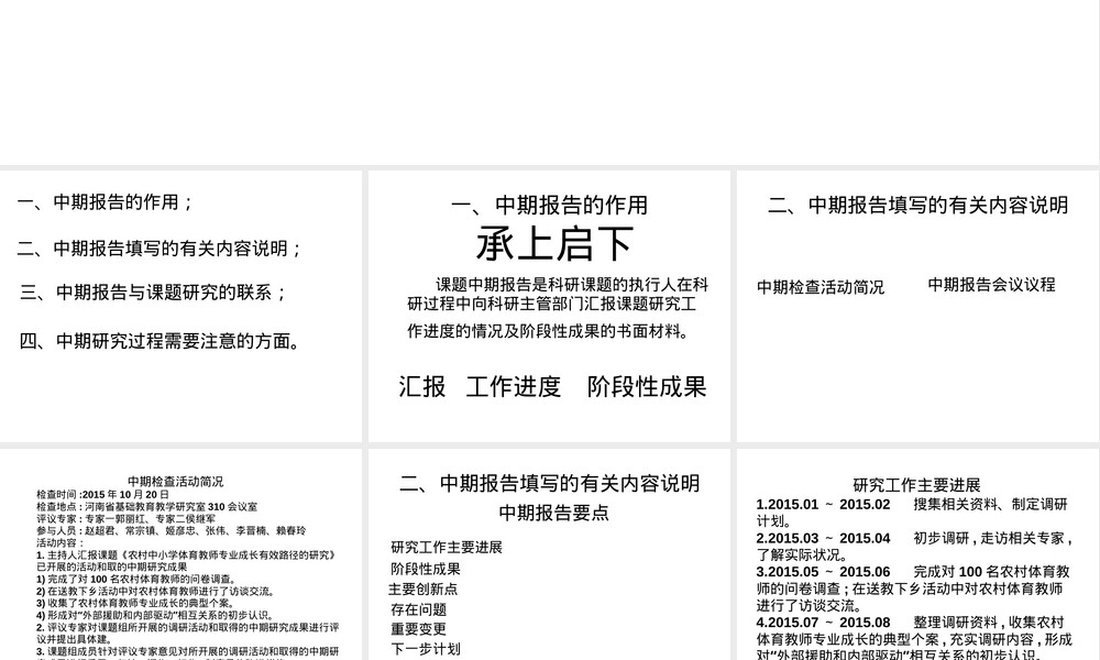 中期报告撰写指南PPT课件.ppt