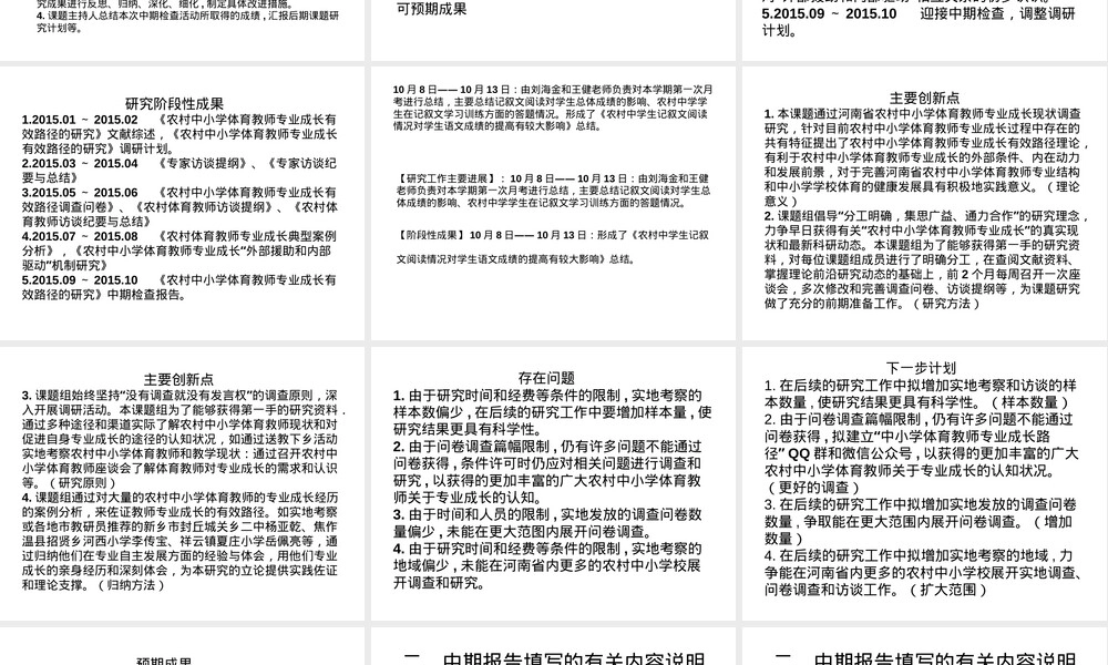 中期报告撰写指南PPT课件.ppt